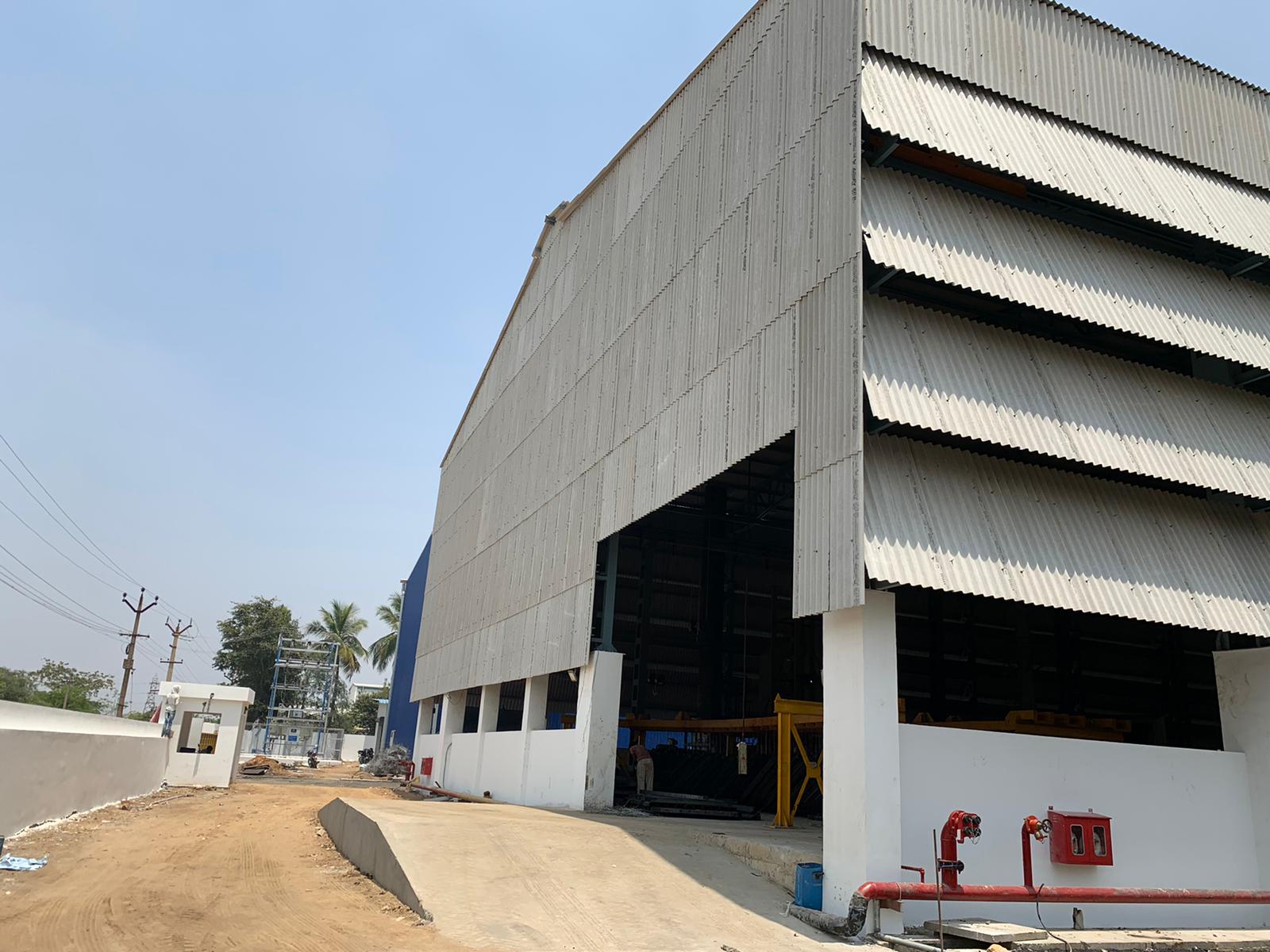 Galvanizing plant finished assembly